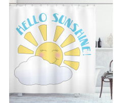Morning Rising Sun Shower Curtain