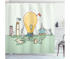 Creativity Teamwork Shower Curtain