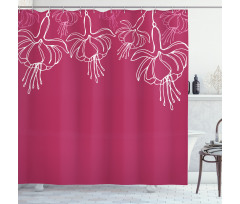 Floral Summer Time Blossoms Shower Curtain