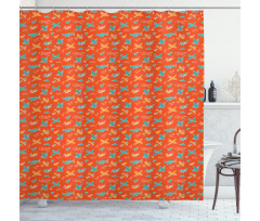 Aircraft Fly Shower Curtain