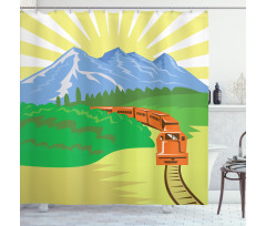 Forest America Countryside Shower Curtain