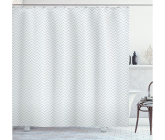 Modern Style Graphic Shower Curtain