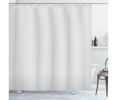 Simplistic Lattice Shower Curtain