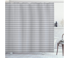 Repeating Motifs Shower Curtain