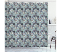 Floral Season Country Shower Curtain