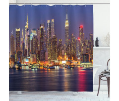 Urban Life Theme Shower Curtain