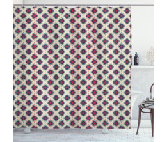 Ornamental Ethnic Motifs Shower Curtain