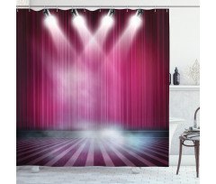 Stage Drapes Curtains Image Shower Curtain