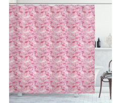 Animals in Pinkish Tones Shower Curtain