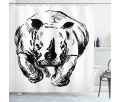 Animal Savannah Element Wild Shower Curtain