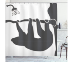Animal Silhouette Shower Shower Curtain