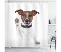 Baby Dog Animal Lover Shower Curtain