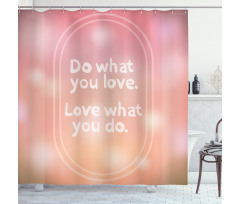 Pastel Colored Bokeh Effect Shower Curtain