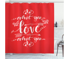 Freehand Sketch Elements Shower Curtain