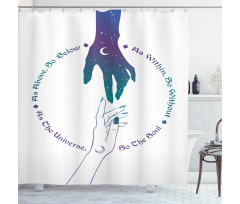 Mystical Messages Shower Curtain