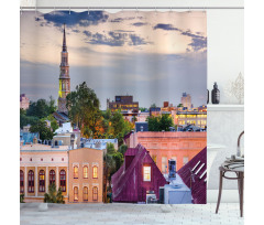 South Carolina Buildings Shower Curtain