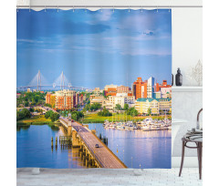 Spring Morning Scene Shower Curtain