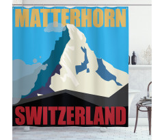 Mount Matterhorn Peak Shower Curtain