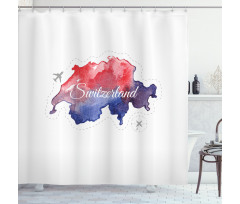 Travel Around the World Shower Curtain