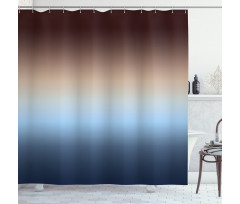 Gradual Color Change Modern Shower Curtain