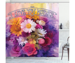 Blossoming Roses Shower Curtain