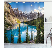 Canada Landscape Lake Photo Shower Curtain