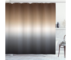 Brown and Grey Pattern Shower Curtain