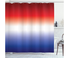 Patriotic Inspired Colors Shower Curtain