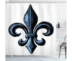 Antique Sign Symbol Shower Curtain