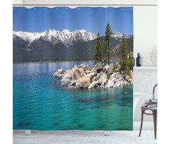 Sand Harbor Lake Tahoe Shower Curtain