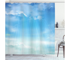 Fascinating Sky with Clouds Shower Curtain