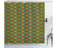 Colorful Bohemian Patterns Shower Curtain