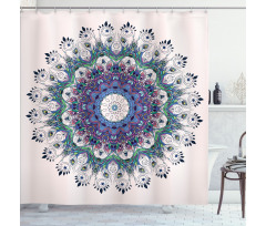 Colorful Art Peacock Shower Curtain