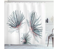 Xtray Effect Passion Flower Shower Curtain