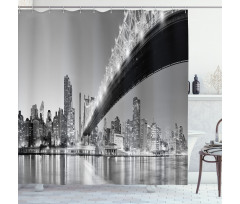 Queensboro Bridge Manhattan Shower Curtain