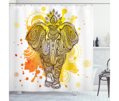 Aztec Ornamental Art Shower Curtain