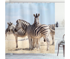 Namibia Africa Safari Shower Curtain