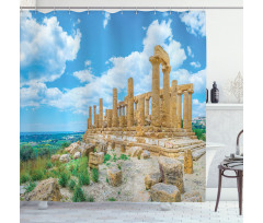 Building Juno Greek Shower Curtain