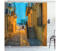 Narrow Alley Street Building Shower Curtain