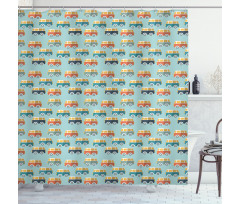 Van Childish Doodle Shower Curtain