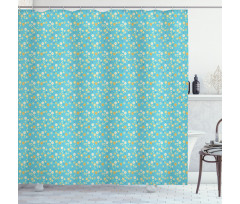 Flowers on Stems Shower Curtain