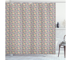 Energetic Ornament Shower Curtain