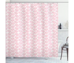 Floral Simplicity Rose Art Shower Curtain