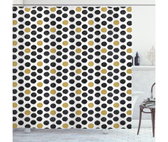 Grungy and Glamour Rounds Shower Curtain