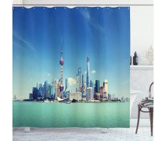 Shanghai Scenery Shower Curtain