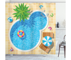 Summer Vacation Leisure Shower Curtain