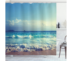 Ocean Seychelles Shower Curtain