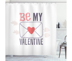 Be My Valentine Love Shower Curtain