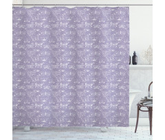 Springtime Thrill Pastel Shower Curtain