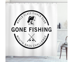 World Class Fisher Shower Curtain